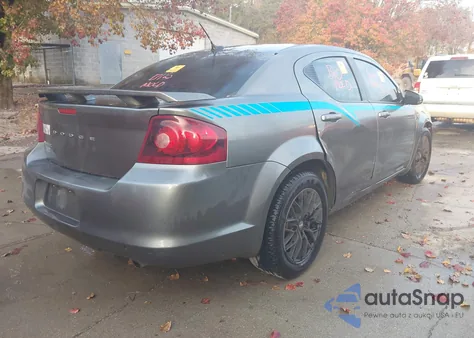 2013 Dodge Avenger Se z USA, uszkodzony, nr VIN 1C3CDZAB6DN628695